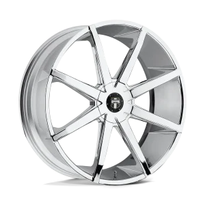 DUB – S201 PUSH – Polished – 22″x9.5″ 25mm – Summer Wheels – S201229597+25